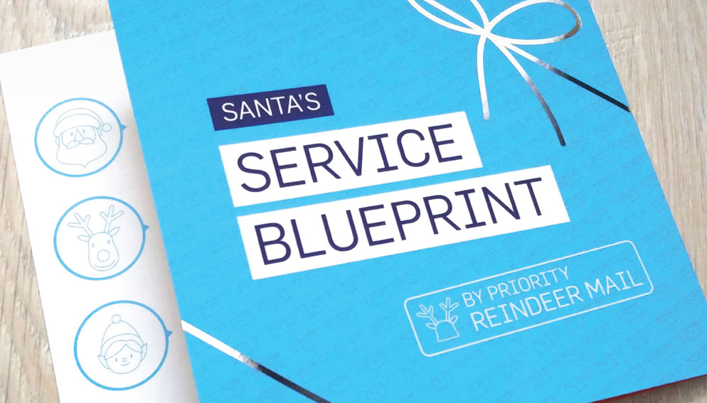 View Santa's Service Blueprint illustration