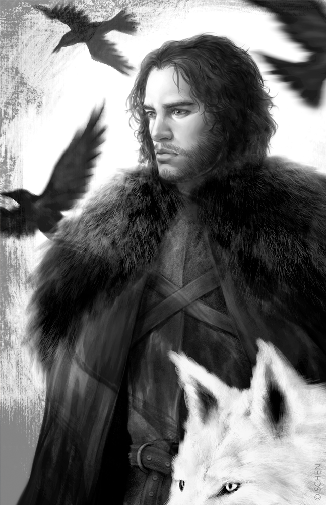 Jon Snow illustration